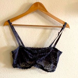 Torrid Dark Gray Lace Bralette